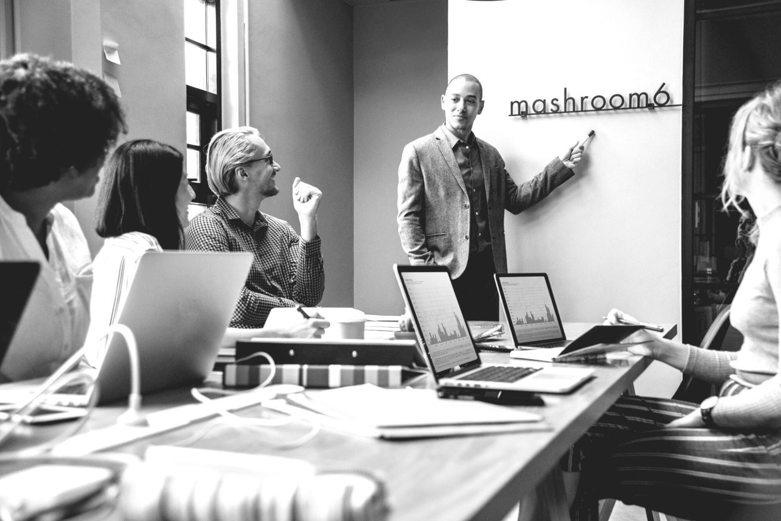 Calm workspace representing mindful investment approach